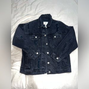 Black Jean Jacket